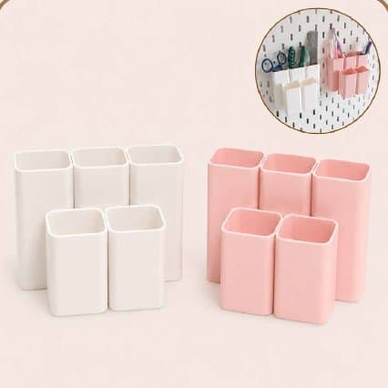 5 Compartment Storage Container pegboard mount