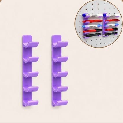 5 Spot Shelf / Pen Storage pegboard mount
