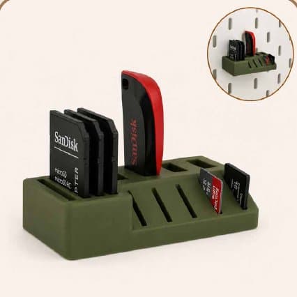 Card Mount pegboard mount