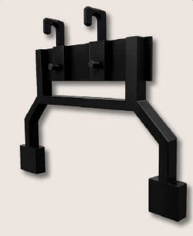 Display Case Mount pegboard mount