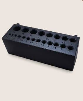 Drill Bit Holder pegboard mount