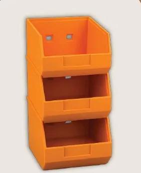 Stackable Bin Box pegboard mount