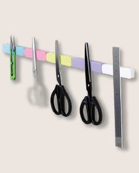 Tool Holder with N52 Magnets pegboard mount