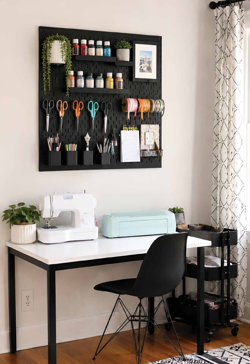 Home Decor PegBoard setup